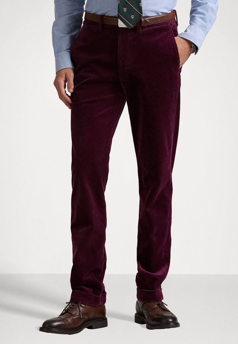 Polo Ralph Lauren STRETCH STRAIGHT FIT CORDUROY TROUSER - Broek - ruby