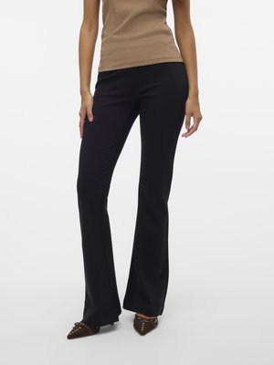 Vero Moda VMKAMMA FLARED PANT - Trousers - black