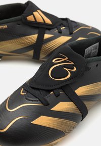 adidas Performance PREDATOR LEAGUE FT FG UNISEX - Botines de fútbol para terreno firme - core black/gold metallic