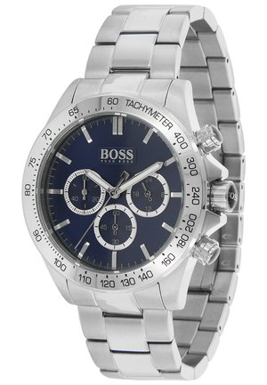 IKON - Chronograph watch - silberfarben/blau
