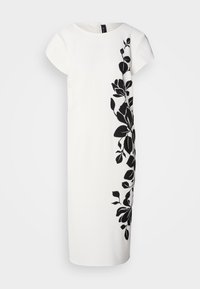 Robe fourreau - white and black