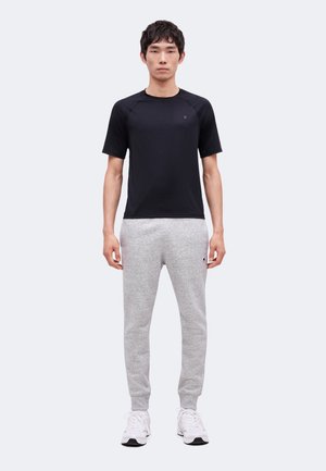 Pier One Sport, 2 PACK - T-paita - black/white