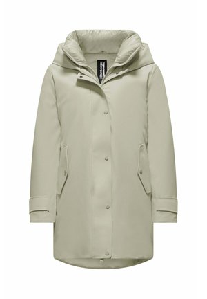 SHORT PRIMALOFT PADDED WITH HOOD - Wintermantel - crystal grey