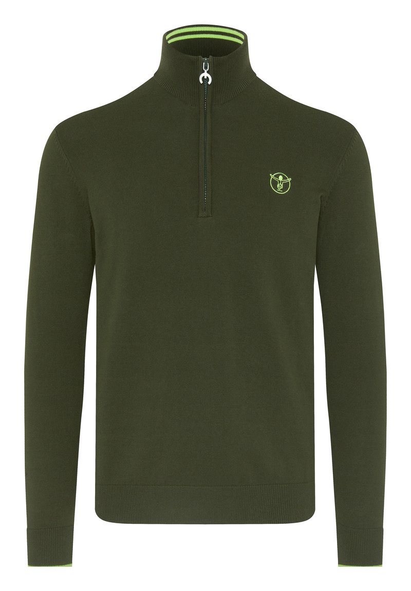 Chiemsee Trui donkergroen gemêleerd Chiemsee Trui donkergroen gemêleerd