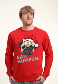 Henry Tiger CHRISTMAS PUG - Sudadera - red