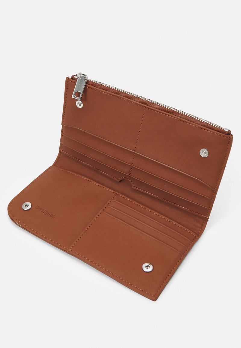 Portefeuille/Porte-monnaie DESIGUAL En Similicuir Marron - Occasion Vintage