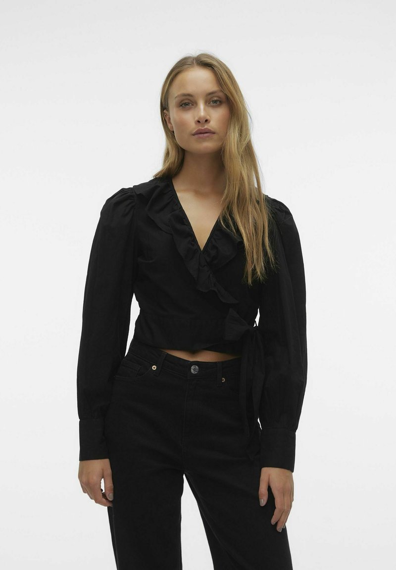 Vero Moda Blus - black/svart - Zalando.se
