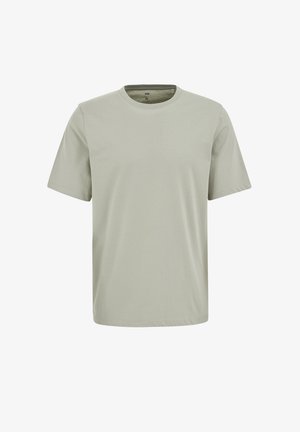 WE Fashion, Lihtne T-särk - greyish green