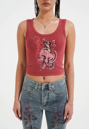 DEATH CROPPED  - Top - red