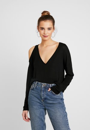 CORA - Maglietta a manica lunga - black