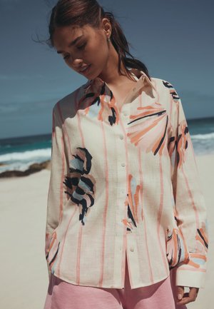 Next, Overhemdblouse - pink cream shell print