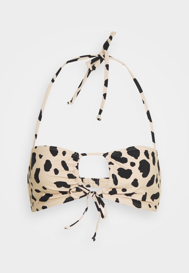 FRONT BOW  - Bikini-Top - beige