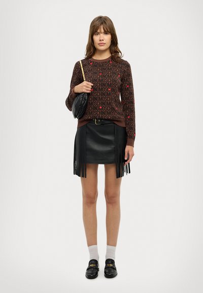 MOSCHINO MAGLIA - Pullover - fantasia marrone