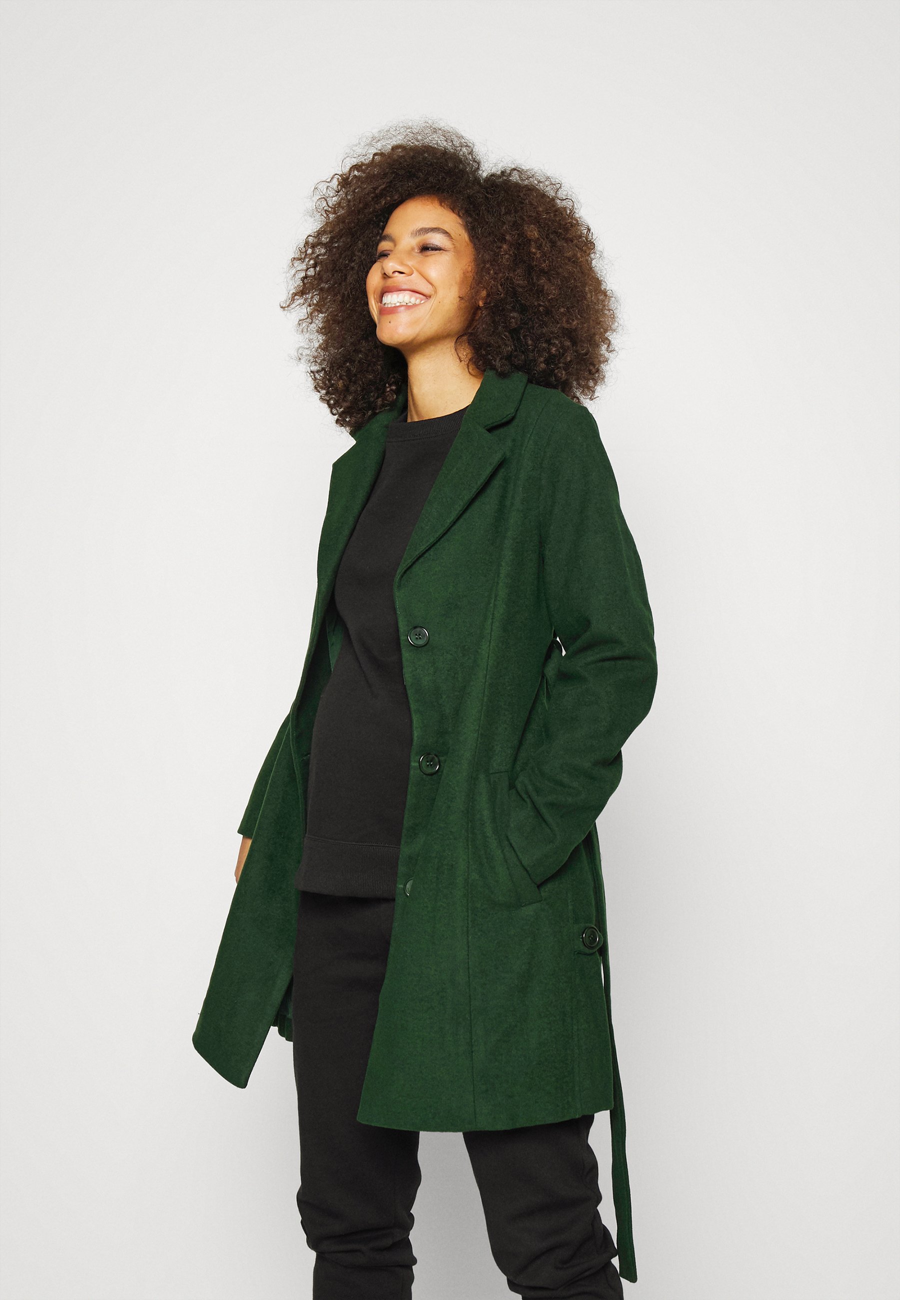 MAMALICIOUS MLLULU COAT - Abrigo clásico - mountain view/verde - Zalando.es