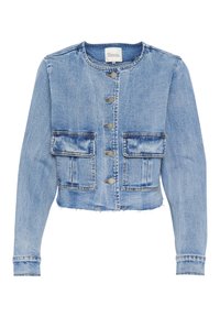 DANGOMW SHORT DENIM - Denim jacket - light blue retro wash