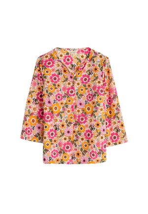 Seasalt Cornwall WATERCOLOUR SKETCH  - Long sleeved top - multi retro daisies chalk