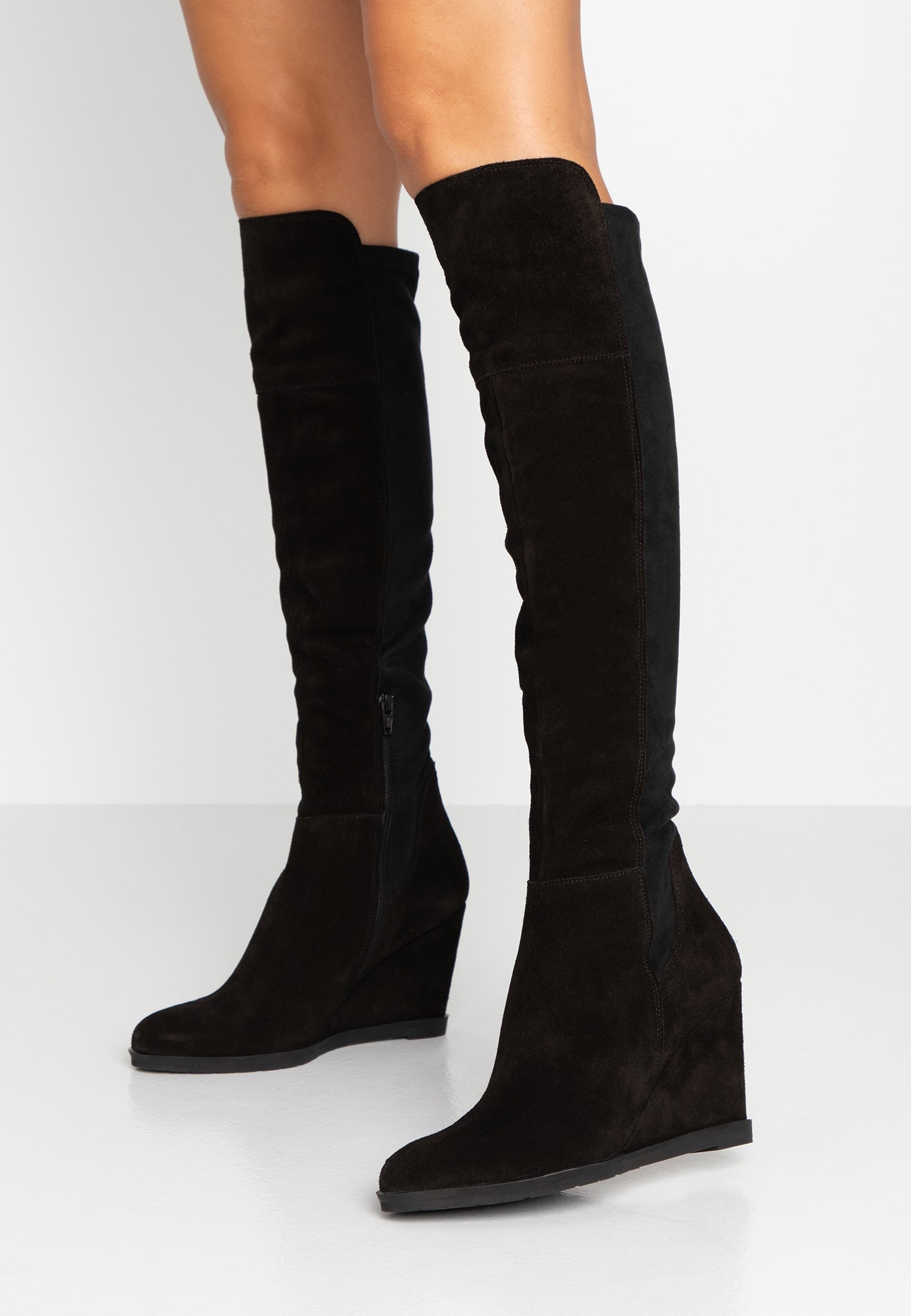 KIOMI Laarzen met sleehak blackZwart Zalando.nl Sleehak laarzen outlet online kopen | ZALANDO | Laarzen