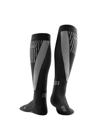 CEP COLD WEATHER COMPRESSION SOCKS RUNNING KNEE HIGH MEN - MADE IN GERMANY - Calze sportive - black