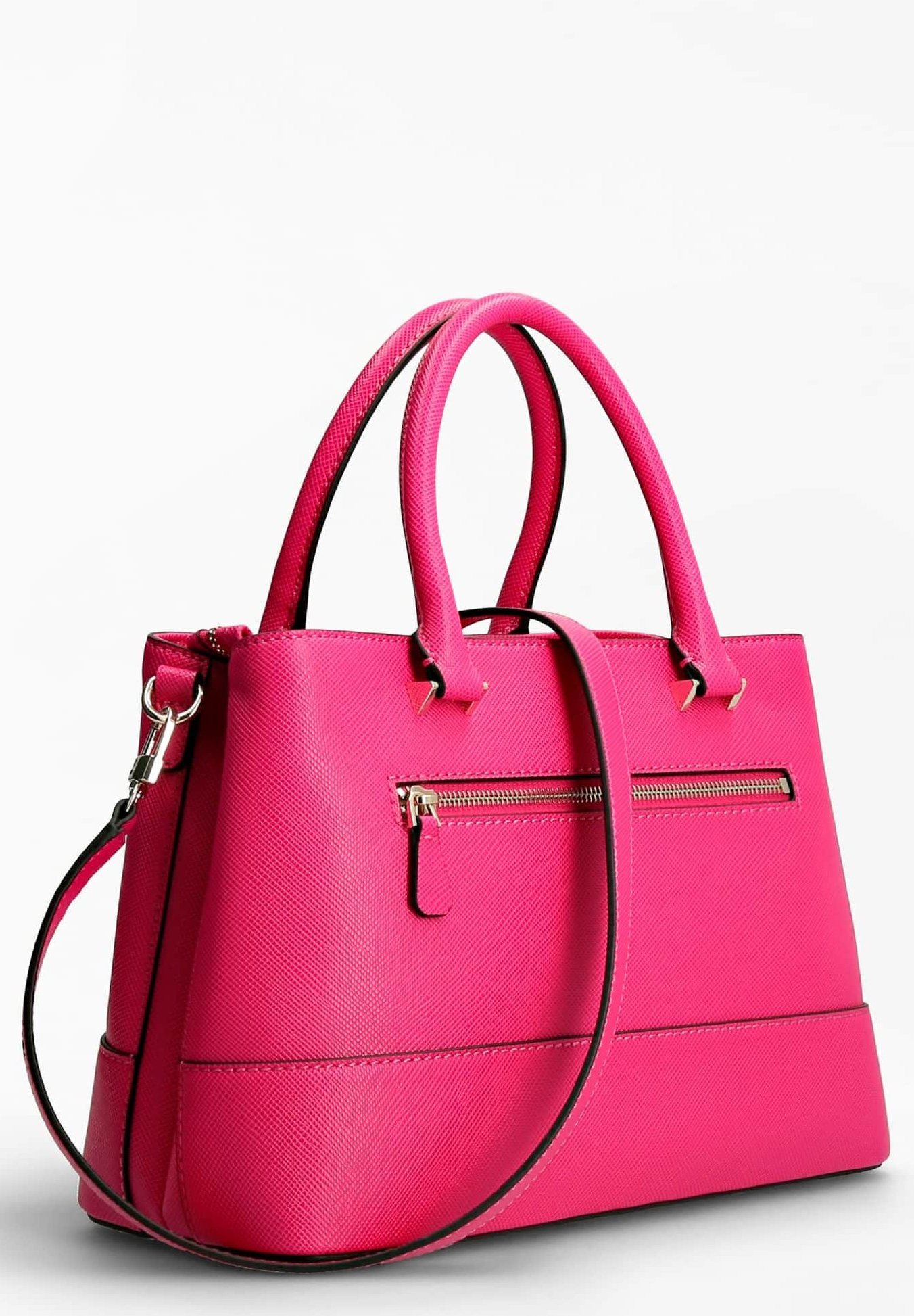 Guess CORDELIA LUXURY SATCHEL - Borsa a mano - fuchsia/lilla - Zalando.it