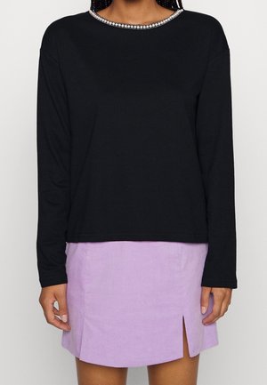 VILA T-shirt à manches longues - black