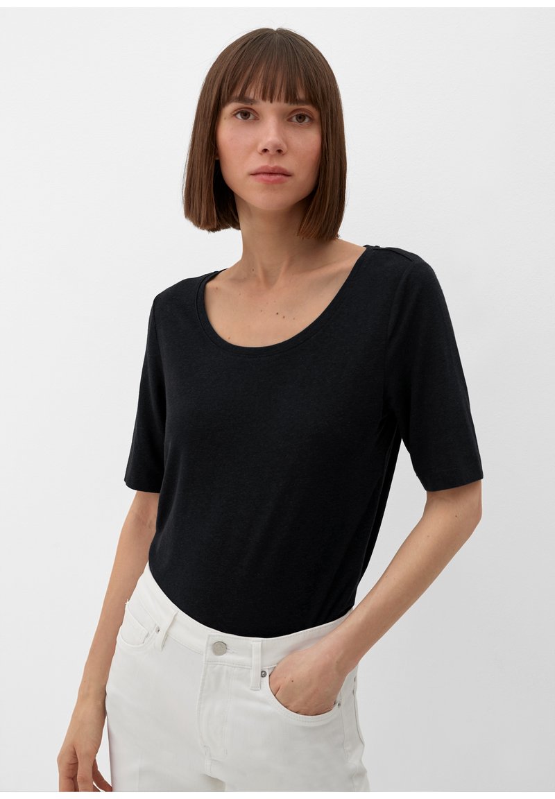 s.Oliver T-shirt print - schwarz