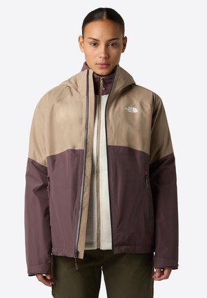 The North Face W DIABLO DYNAMIC ZIP-IN JACKET - Blouson - mushroom grey tawny qua