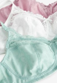 Next TOTAL SUPPORT FULL CUP 3 PACK - Modrček s kostjo - pink white mint