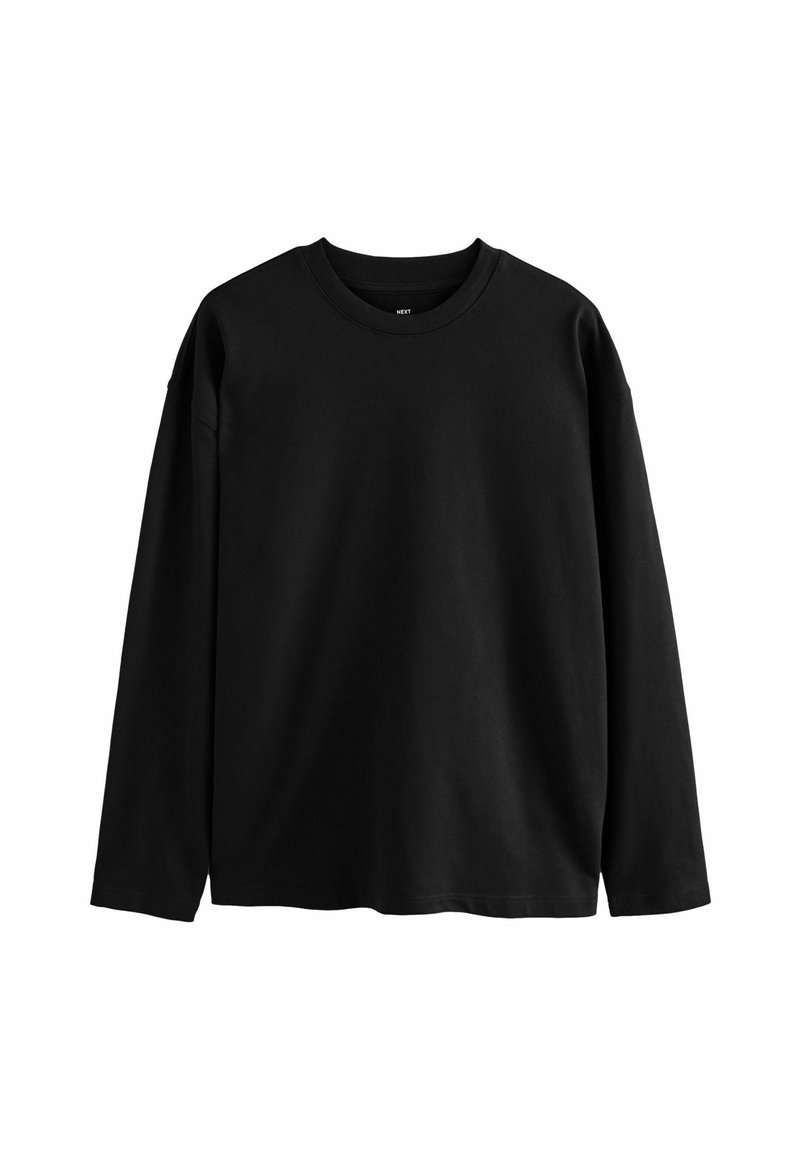 Next EDIT RELAXED FIT HEAVYWEIGHT - Bluză cu mânecă lungă - black