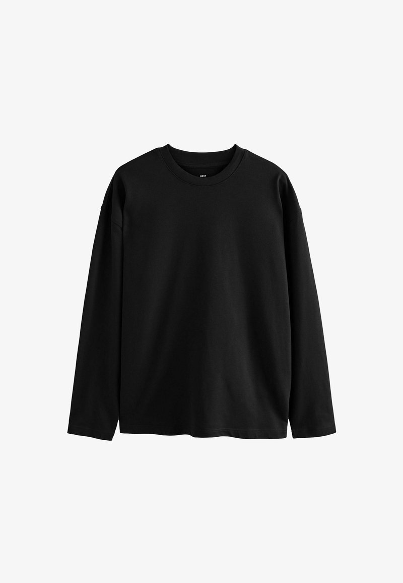 Next EDIT RELAXED FIT HEAVYWEIGHT - Bluză cu mânecă lungă - black