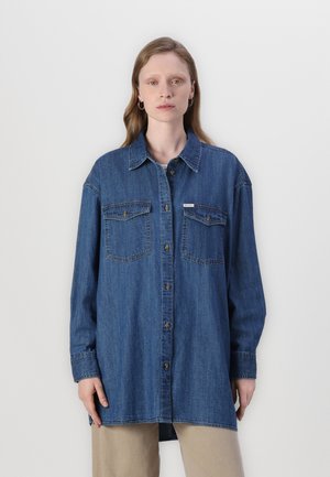 Skjortebluse - dark wash