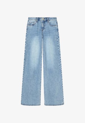 Armani Exchange, PANTALONE - Pernera ancha - blu