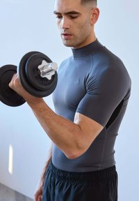 Danish Endurance COMPRESSION SHORT SLEEVE 2-PACK - Camiseta deportiva - black grey camo