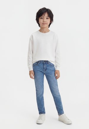 Name it, NKMSILAS SLIM JEANS 2 PACK - Slimfit džínsy - medium blue denim/dark blue