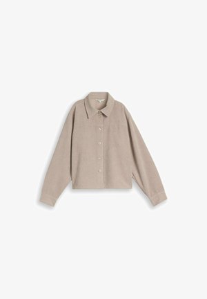 TOM TAILOR DENIM, TOM TAILOR DENIM BLUSEN & SHIRTS BOXY FIT CORDBLUSE - Chemisier - atmosphere beige