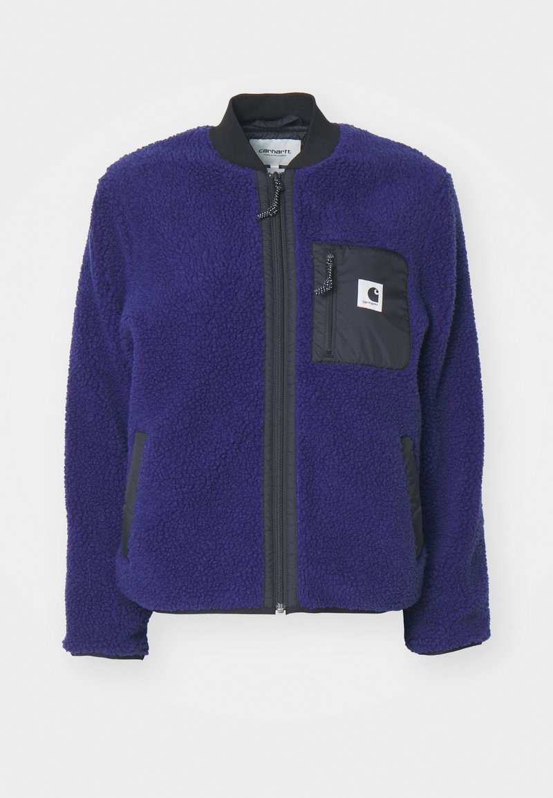 Carhartt WIP JANET LINER - Fleece jacket - aura / black/blue - Zalando ...