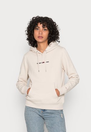 TJW LINEAR LOGO - Hoodie - stony beige