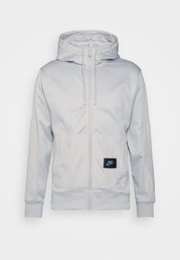 HOODIE - Camisola com fecho - light iron ore/light iron ore/black