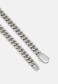 Orelia CHUNKY FLAT CURB SOLID NECKLACE UNISEX - Smykke - silver-coloured