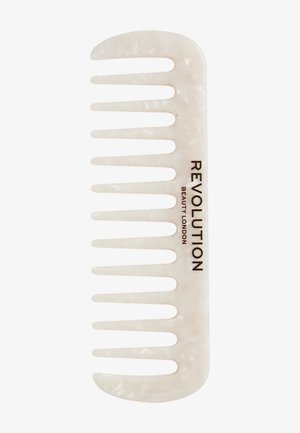 REVOLUTION HAIRCARE NATURAL CURL WIDE TOOTH COMB WHITE - Peigne - white