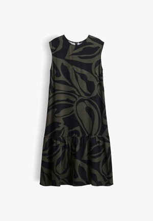 OPUS, FLARED FIT FLUID DRAPE - Freizeitkleid - black