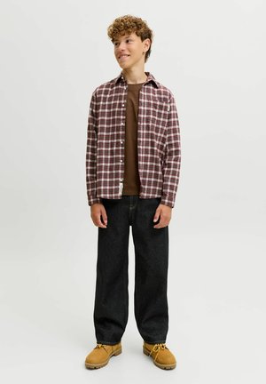 Jack & Jones Junior, BAGGY FIT JEANS JJIALEX JJORIGINAL AKM 368 SN JNR BAGGY FIT JEANS JUNIOR - Avar lõikega teksad - black denim