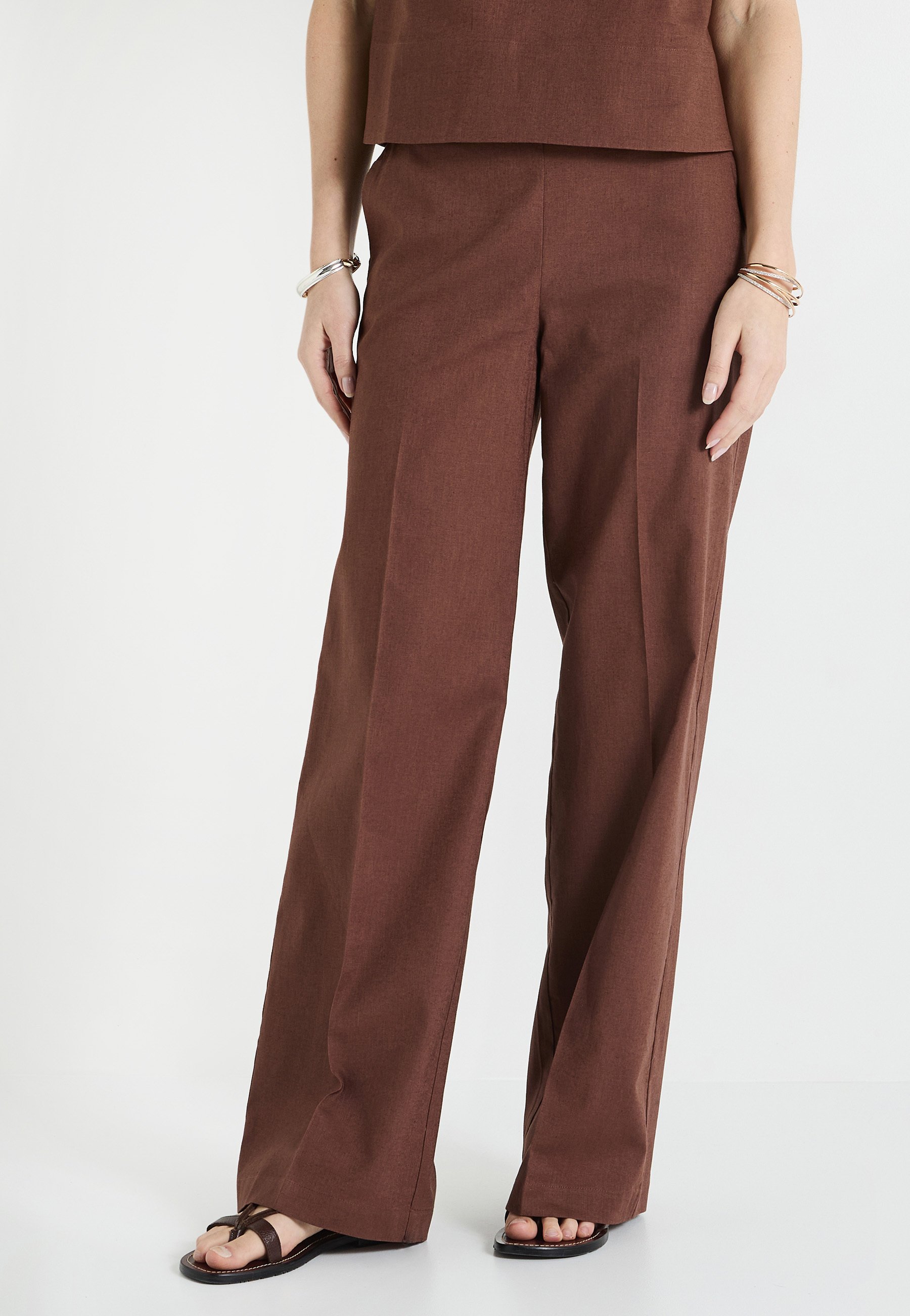 Claudie Pierlot Pantalon Palazzo Zalando Pantalon Large Zalando