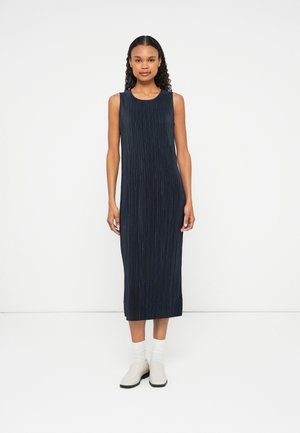 Calvin Klein PLISSE MIDI DRESS - Vestido de dia - sky captain