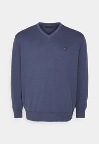 Tommy Hilfiger Stickad tröja - blue-grey