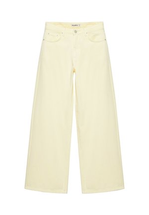 PULL&BEAR, LOOSE OVERSIZE - JEANS - Jean boyfriend - yellow