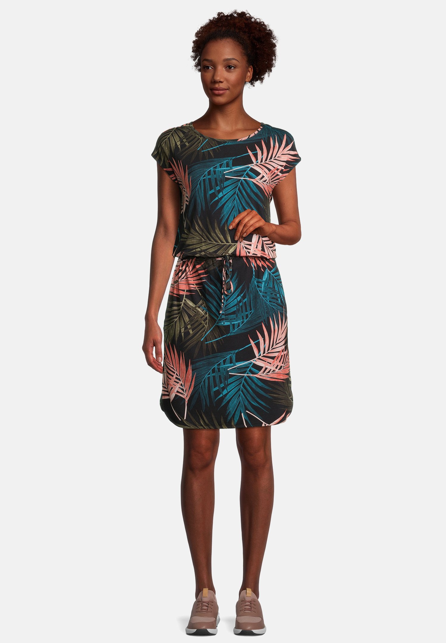 Cartoon Freizeitkleid Blau Khaki Dunkelblau Zalando De 