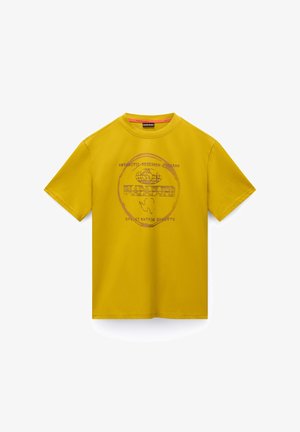 Napapijri BALD - T-shirts print - gold flake yo