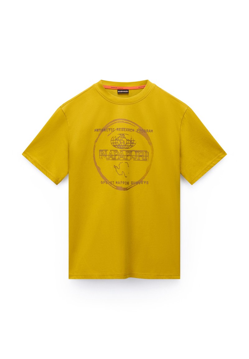 Napapijri T-shirt print geel