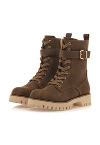 mtng Botines con cordones - marron