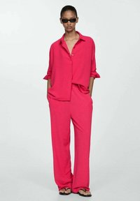 Mango Button-down blouse - light pink